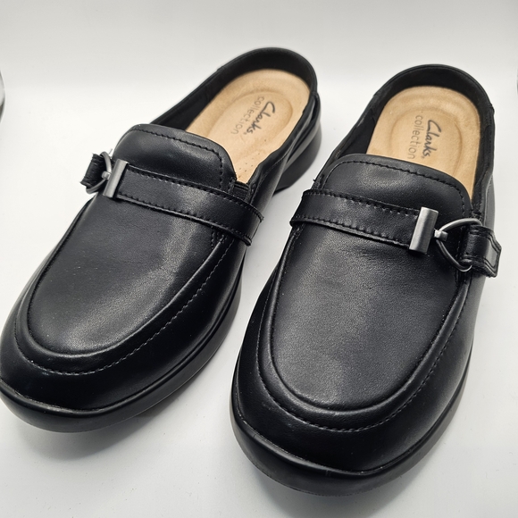 Clarks Other - Clarks Women's Ellowyn Amelia Women's Slip-On Mules Black Size 8.5